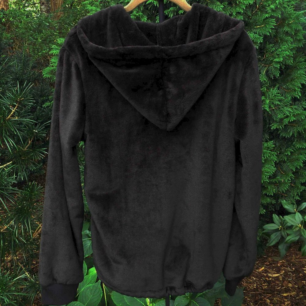 Ideology Soft Plush Faux-fur Winter-Weight 1/2-zip Pullover Hoodie NWT - Picture 2 of 3